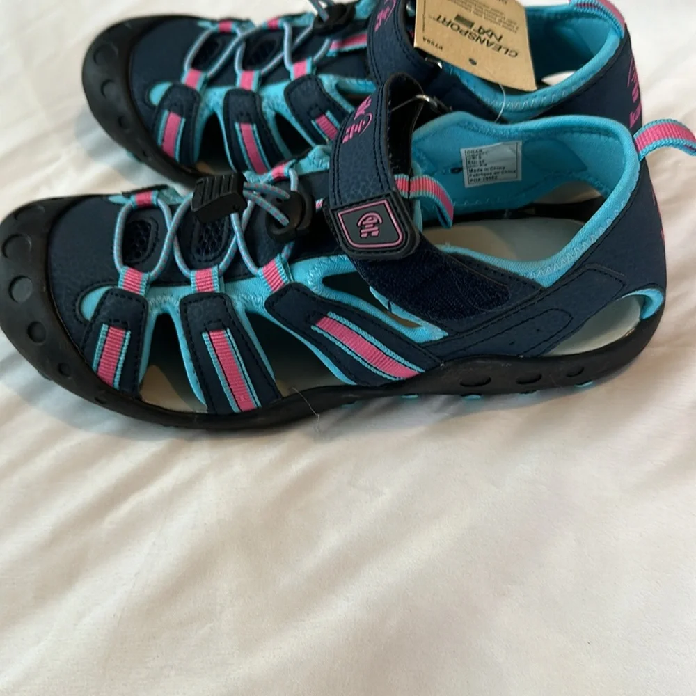 Kamik Kids' Blue and Pink Outdoor Sandals